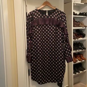 Silk shift dress by Banana Republic